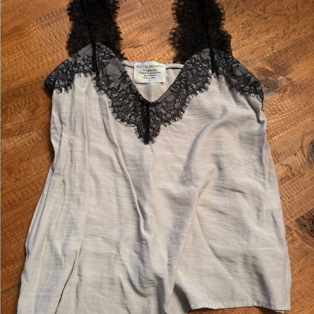 Lace Trimmed Camisole Top